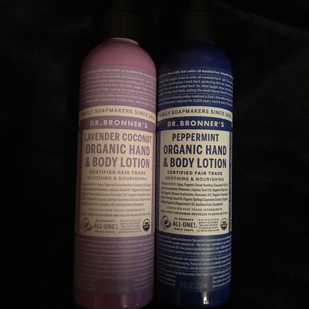 Dr Bronners body cream